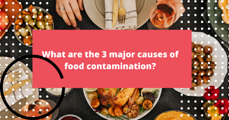 What are the 3 major causes of food contamination
